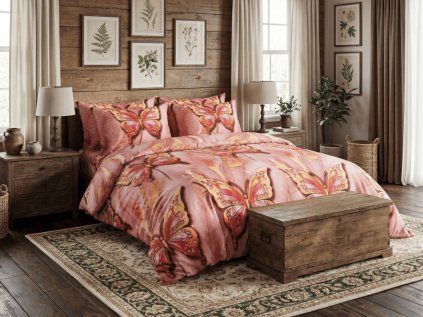 Bettwäsche aus Mikrofaser MONARELLE rosa