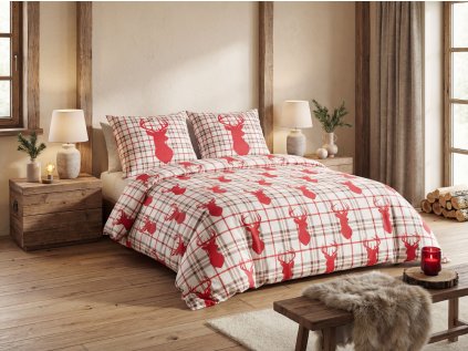 Bettwäsche aus Renforcé-Baumwolle KITZBUHL gemustert