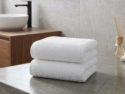 Handtuch MONEA 50x100 cm weiß, 100% Baumwolle