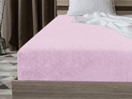 Frotte-Bettlaken Helllila 180 x 200 cm