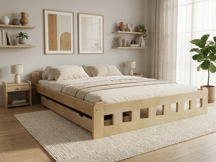 Hochbett Naomi 120 x 200 cm, Kiefer