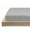 Frottee-Spannbettlaken EXCLUSIVE Hellgrau 200 x 220 cm