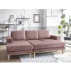 Světle fialová rohová sedací souprava MOON (Sofa-Variante Linke Ecke)