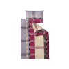 Designové bavlněné povlečení DANIELA vínové do stylové ložnice