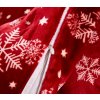 Zimní povlečení z mikroplyše SNOWFALL v červené barvě
