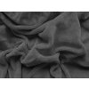 Mikroplüsch-Spannbettlaken SOFT 180x200 cm dunkelgrau