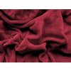 Mikroplüsch-Spannbettlaken SOFT 180x200 cm bordeauxrot