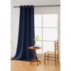 Tmavě modrý závěs OXFORD 140x250 cm (Aufhängung Metallringe)