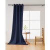 Tmavě modrý závěs OXFORD 140x250 cm (Aufhängung Metallringe)
