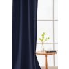 Tmavě modrý závěs OXFORD 140x250 cm (Aufhängung Metallringe)
