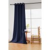 Tmavě modrý závěs OXFORD 140x250 cm (Aufhängung Metallringe)
