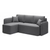 Tmavě šedá rohová sedací souprava HADSON s moderním designem