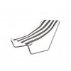 Skládací plážové lehátko SAND, tmavě šedé pruhy pro pohodlný odpočinek