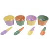 Sada misek na zmrzlinu se lžičkami 8 ks ALPINA - barevný set