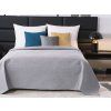 Světle šedý přehoz CADIZO 200x220 cm s elegantním vzorem