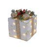 LED Weihnachtsdekoration GESCHENK Höhe 24cm, gold