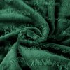 Mikrofleece-Decke mit Muster PRESTIGE dunkelgrün