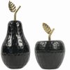 Hliníková dekorace APPLE AND PEAR černá – elegantní doplněk, více variant