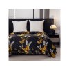 Moderní přehoz na postel GOLD BUTTERFLY s elegantním motivem přírody