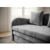 Graues 2-Sitzer-Sofa ARIO, ausziehbar