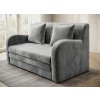 Graues 2-Sitzer-Sofa ARIO, ausziehbar