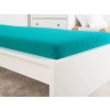 Tyrkysové froté prostěradlo EXCLUSIVE 60x120 cm – měkké a pohodlné pro dětskou postýlku