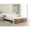 Bett IKAROS 140 x 200 cm, Eichenholzdekor/Weiß