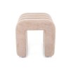 Moderní taburet TICA béžový – stylový a pohodlný kousek nábytku