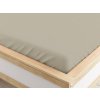 Napínací prostěradlo z mikrovlákna pískové 180x200 cm do ložnice