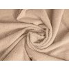CLARYSSE ELEGANCE Handtuch sandfarben mit Bordüre – 60x110 cm, Baumwolle