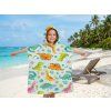 81344 3 detske ponco happy dino barevne 60x120 cm