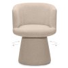 Otočné křeslo YATO v béžové barvě pro stylové a pohodlné sezení