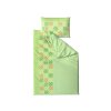 Povlečení VELLARI zelené – pohodlný mikrosatén s designem