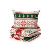 Povlečení z mikrovlákna FROSTED CHRISTMAS – pletený zimní design