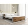 Bett IKAROS DOUBLE 180 x 200 cm, Eiche Artisan/Grau