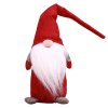 Vánoční skřítek HAPPY GNOME červený 44 cm dekorace na Vánoce