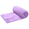 Hřejivá deka VIOLET světle fialová 200x220 cm z mikroflanelu