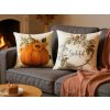 Kissenbezug PUMPKIN JOY 45x45 cm, beige