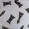 Povlečení CHESS DREAM černo-bílé s realistickými figurkami