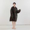 Designová mikinová deka GLENMOORE zelená v tradičním tartan vzoru