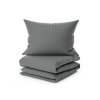 Elegantní hotelové povlečení JASMINE PURE šedé s praktickou kapsou