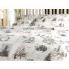 WINTER WHISPER povlečení s jeleny a stromy – bavlněné