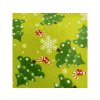 Vánoční povlečení mikroplyš CHRISTMAS TREE zelené – stromky a vločky