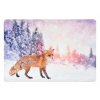 Vánoční rohožka WILD IN WHITE s motivem lišky ve sněhu