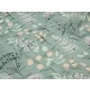 Krepp-Bettwäsche WILD FLOWERS mint