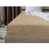Luxusní froté prostěradlo EXCLUSIVE 90 x 200 cm v elegantní béžové barvě