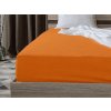 Jersey prostěradlo s lycrou oranžové 90 x 200 cm na jednolůžko