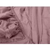 Pružné tmavě fialové jersey prostěradlo s lycrou 90 × 200 cm – kvalitní materiál