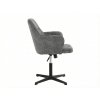 Otočné kancelářské křeslo NERIS šedé s kovovou základnou