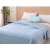 Kühle Sommerdecke ELARIA, blau